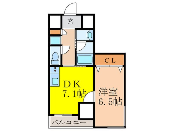 プレジオ新大阪ＲＯＵＧＥの物件間取画像